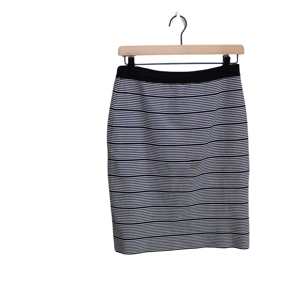 Romeo+Juliet Couture Black/White Stripe Pencil Skirt Women Size M